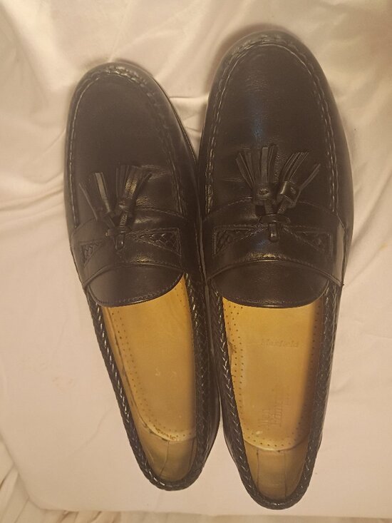 Allen Edmonds Maxfield Tassle Loafers Black Sz 11.5 EEE main image 12
